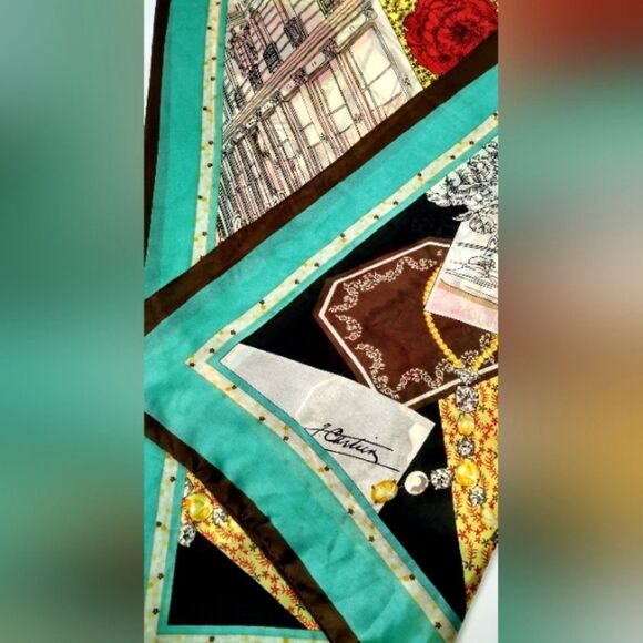 Silk Scarf Paris New York Large - Picture 6 of 13